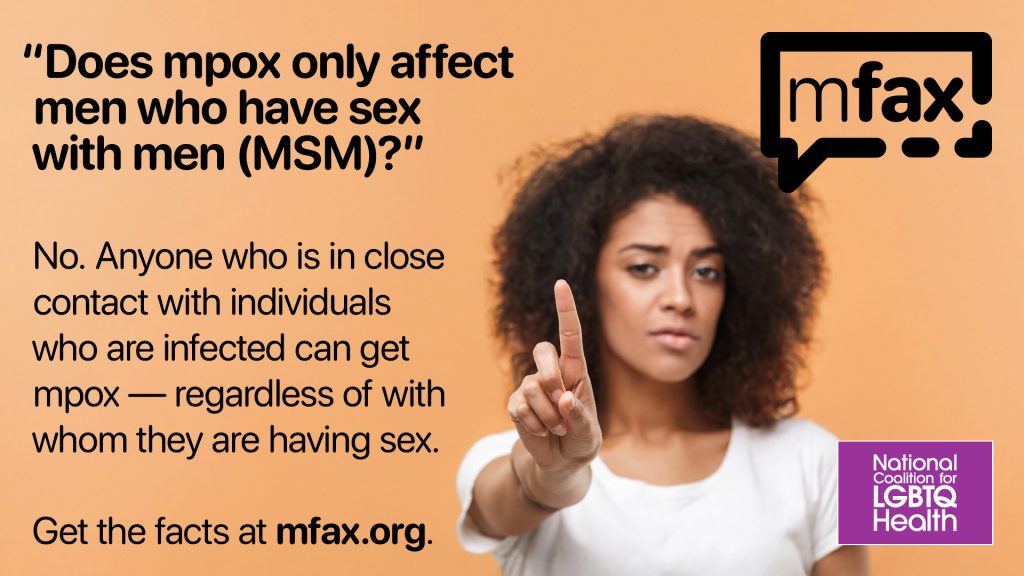 Does mpox only affect men who have sex with men (MSM)?